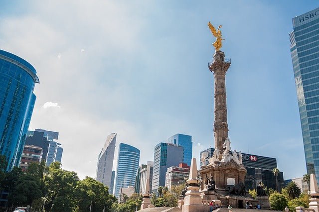 mexico city angel independence statue