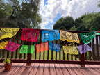 lucha libre papel picado party banner - handmade Mexican party decoration