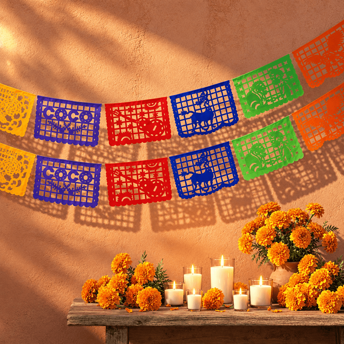 Coco Papel Picado - Papel (Paquete de 2)