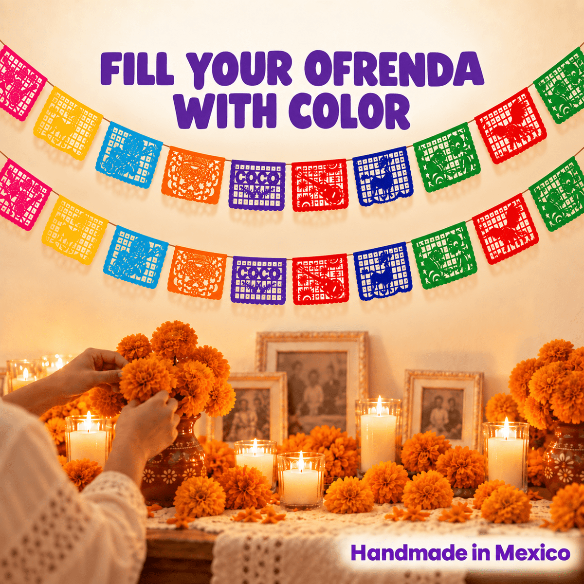 Coco Papel Picado - Papel (Paquete de 2)