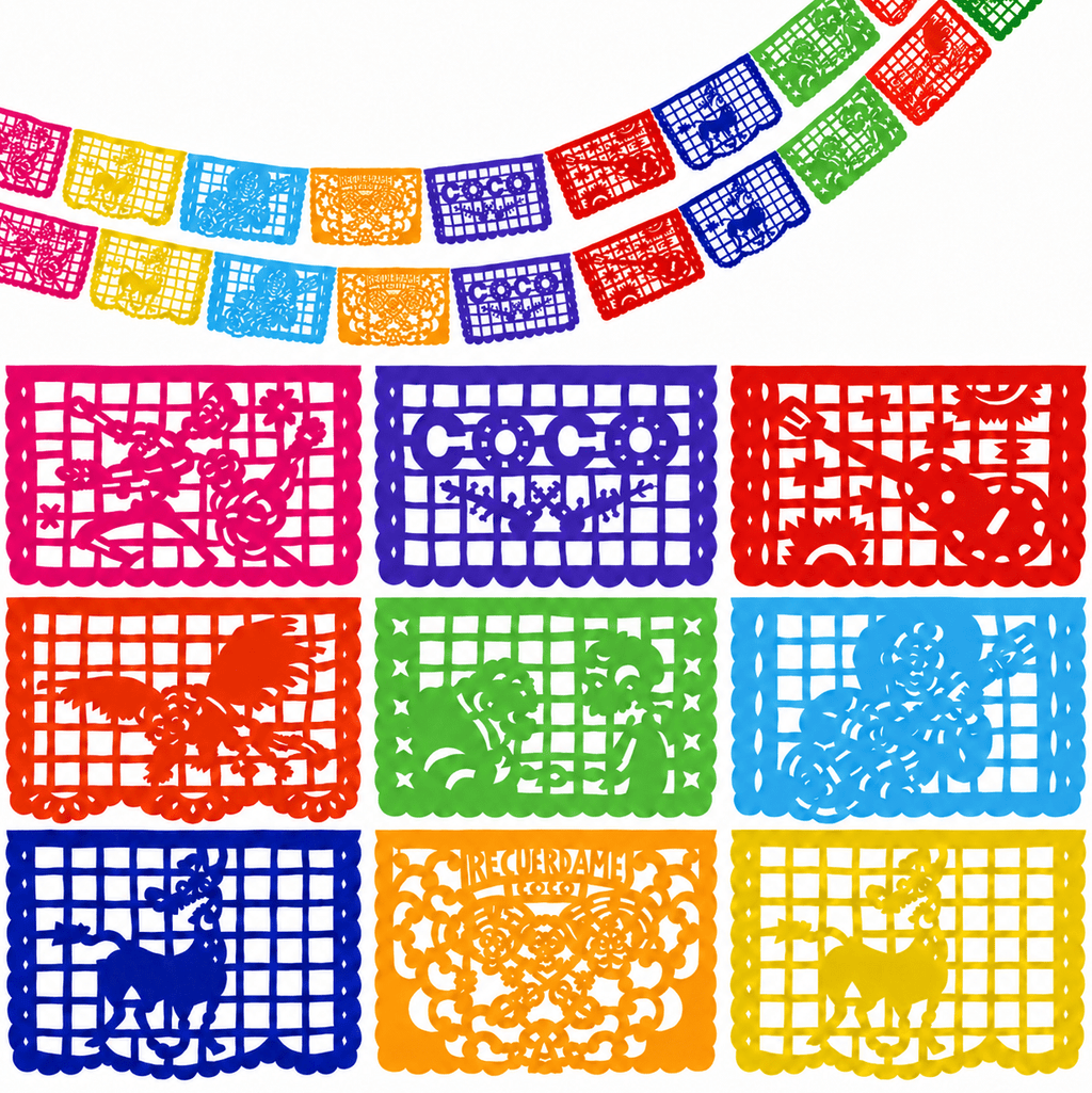 Coco-Inspired Papel Picado, Paper 2-Pack