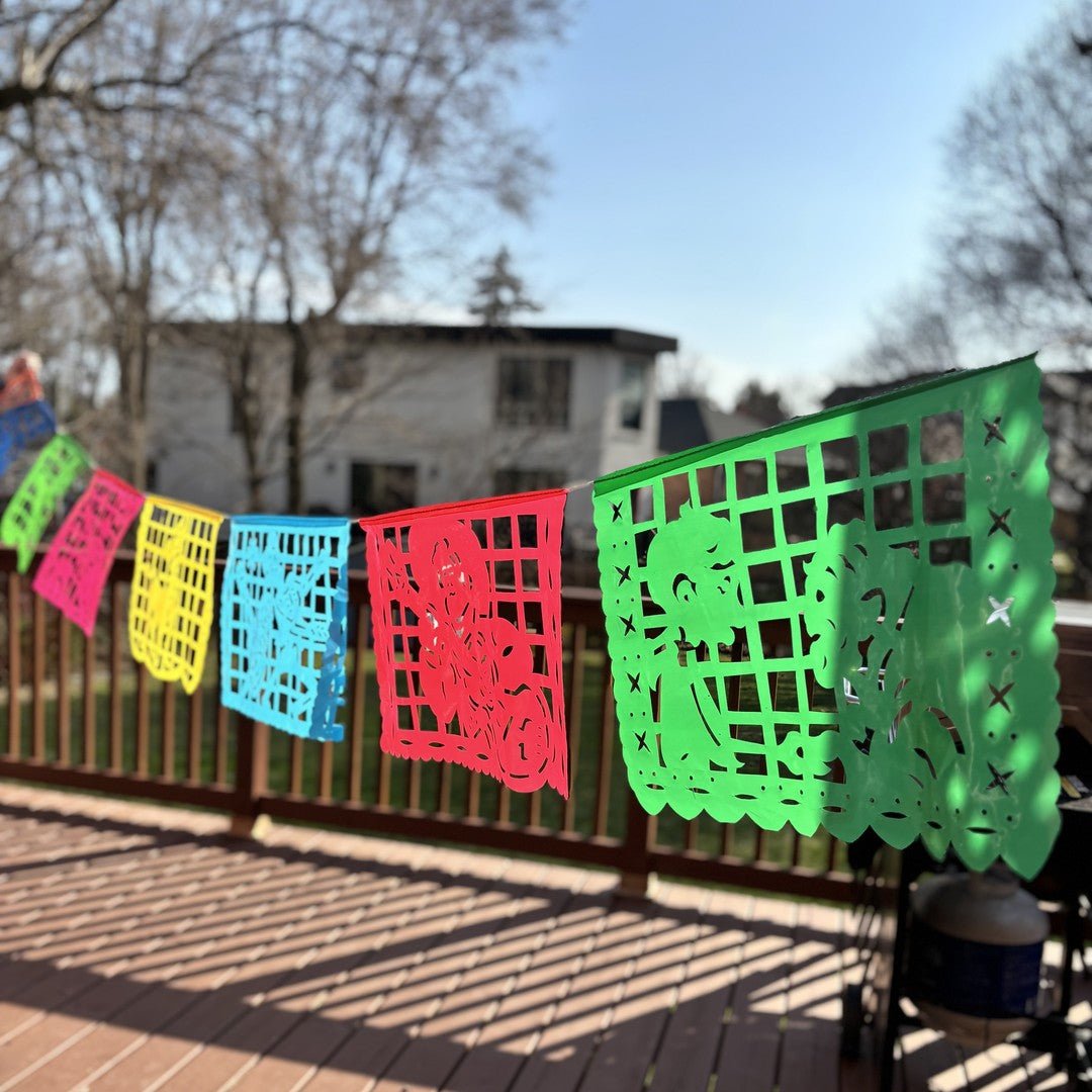 Coco-Inspired Papel Picado, Plastic 2-Pack