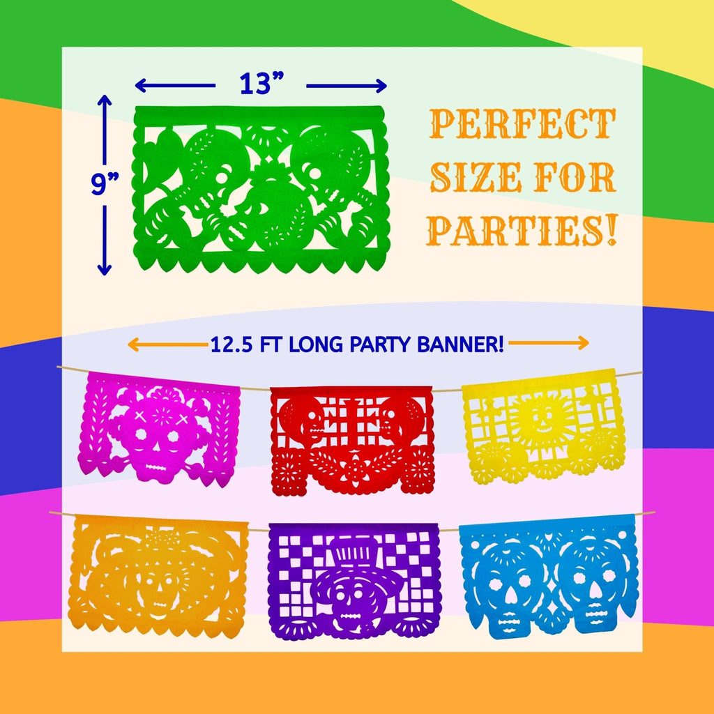 Day of the Dead Papel Picado - Paper (4 Pack)
