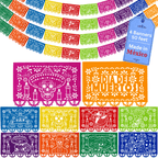 Day of the Dead Papel Picado, Paper 4-Pack