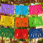 Papel Picado del Día de Muertos - Papel (paquete de 4)