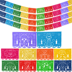 Day of the Dead Papel Picado, Plastic 4-Pack
