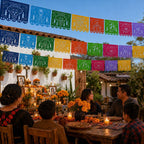 Day of the Dead Papel Picado, Plastic 4-Pack