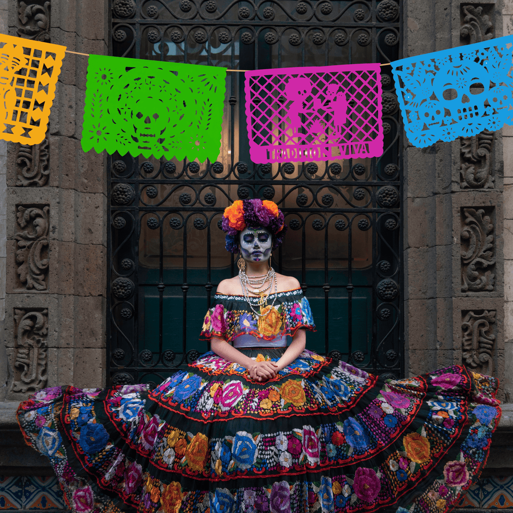 Day of the Dead Papel Picado - Plastic (Single Banner)
