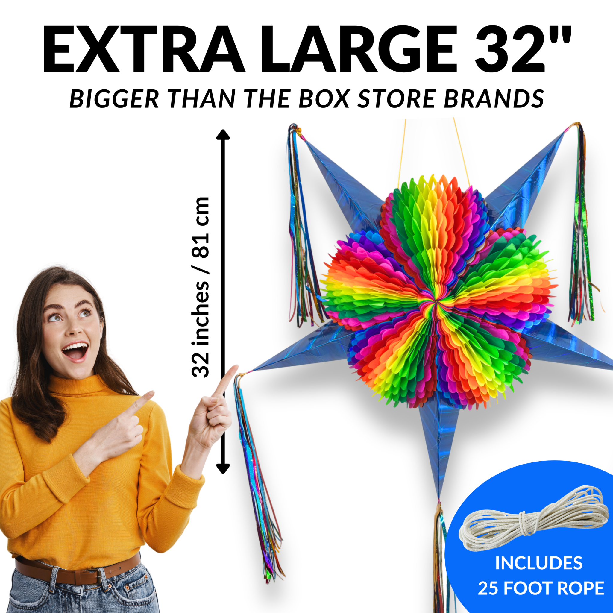 Electric Blue Piñata