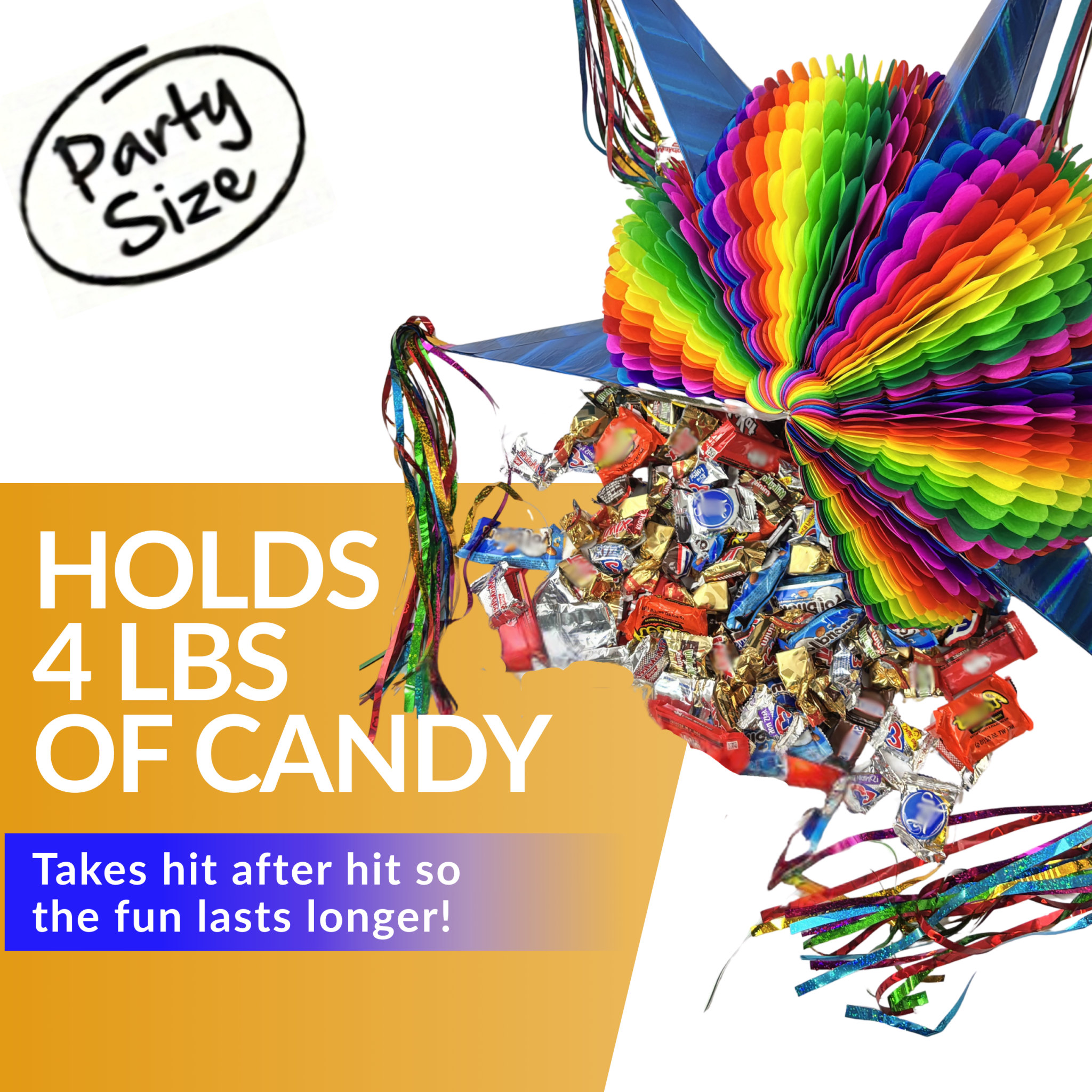 Electric Blue Piñata