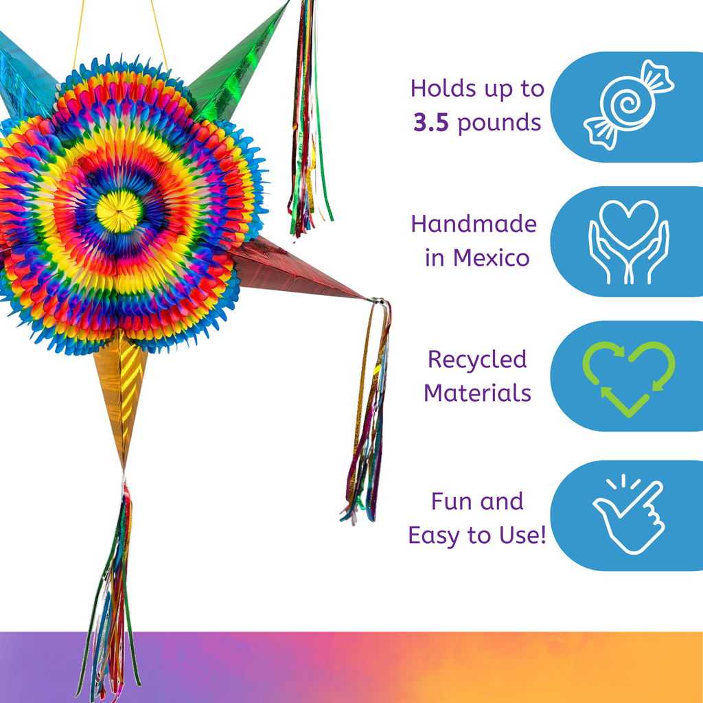 Extra-Large 32" Mexican Star Piñata