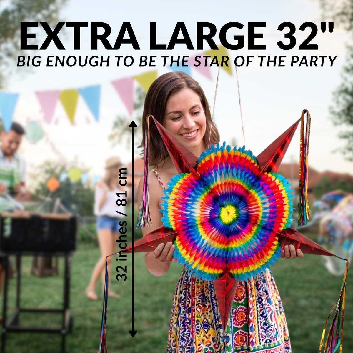 Extra-Large 32" Mexican Star Piñata