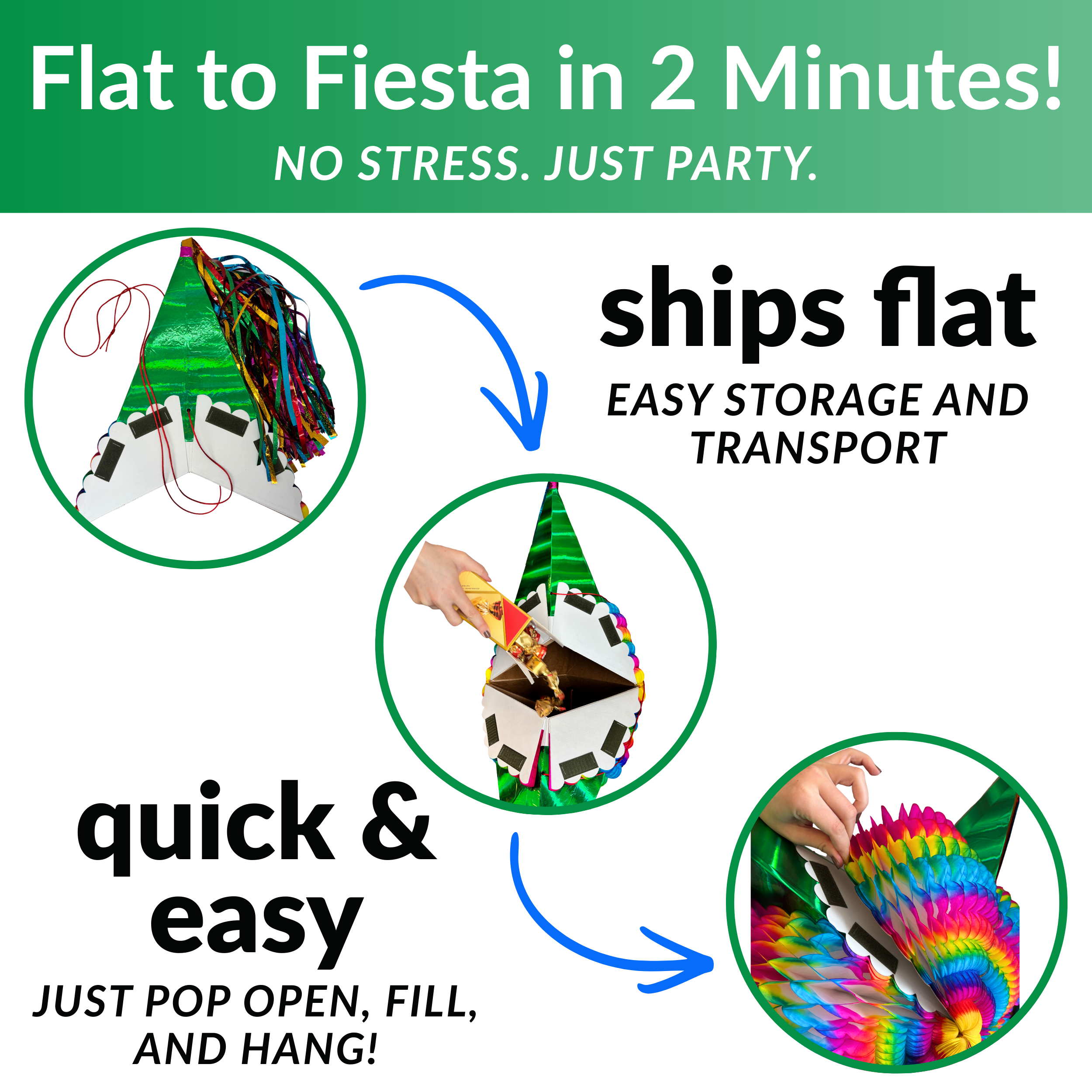 Emerald Green Piñata