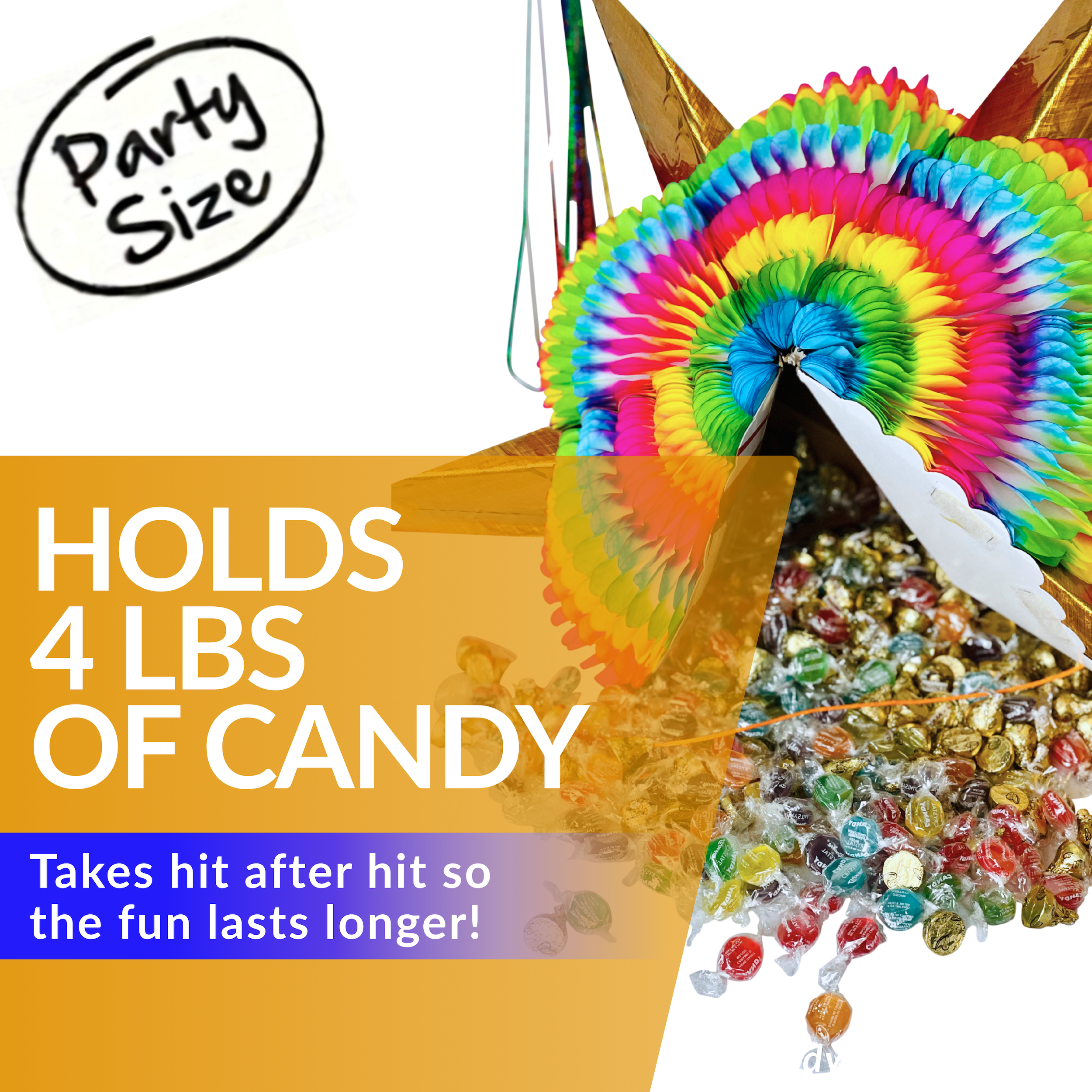 Glittery Gold Piñata