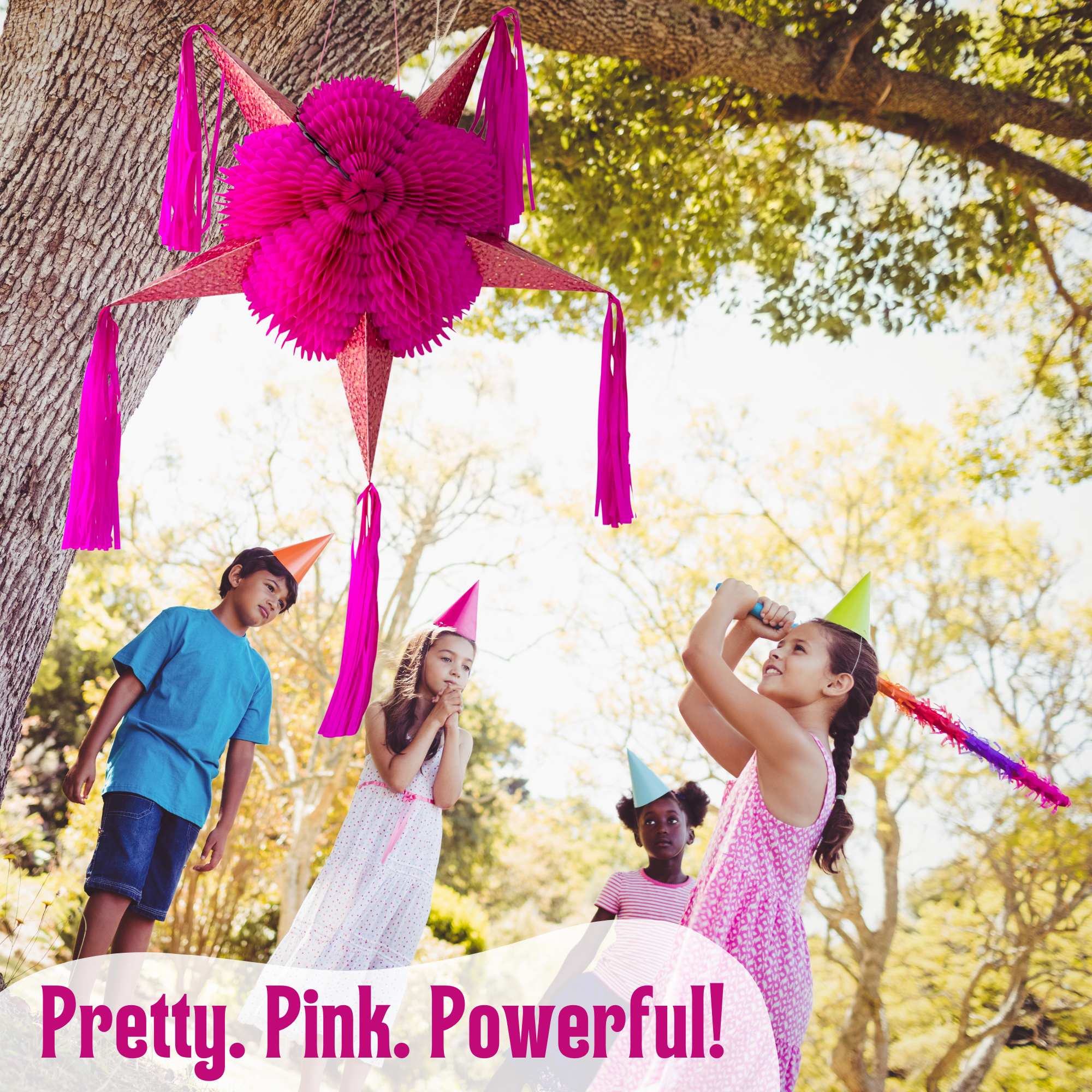 barbie pink mexican star pinata - handmade Mexican party decoration