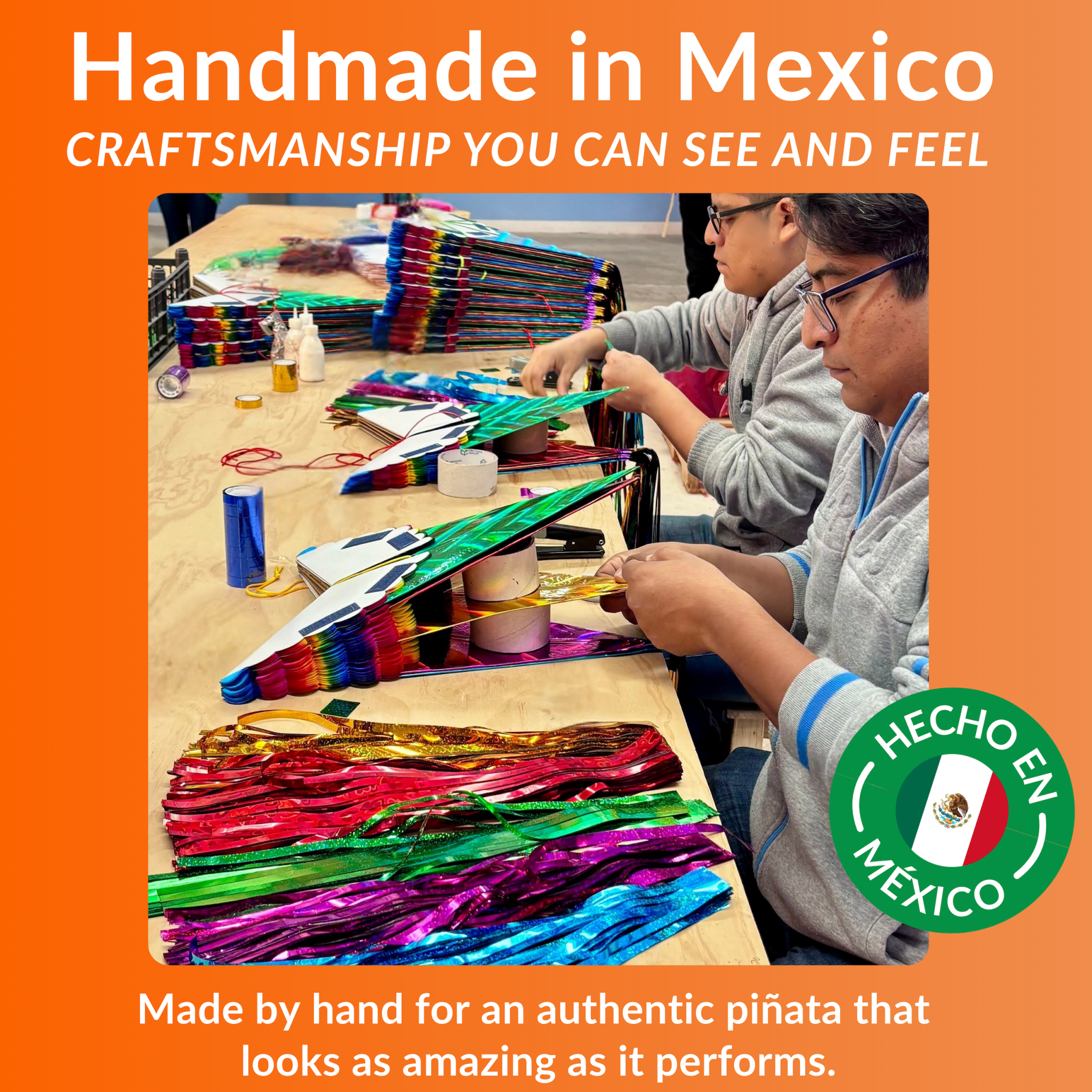 Jumbo Rainbow Mexican Star Piñata