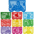 lucha libre papel picado party banner - handmade Mexican party decoration