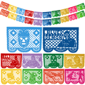 lucha libre papel picado party banner - handmade Mexican party decoration