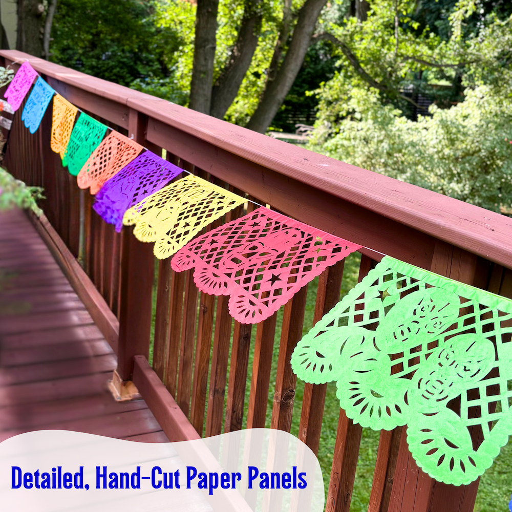 Paper Lucha Libre Papel Picado - 2pk Party Banners