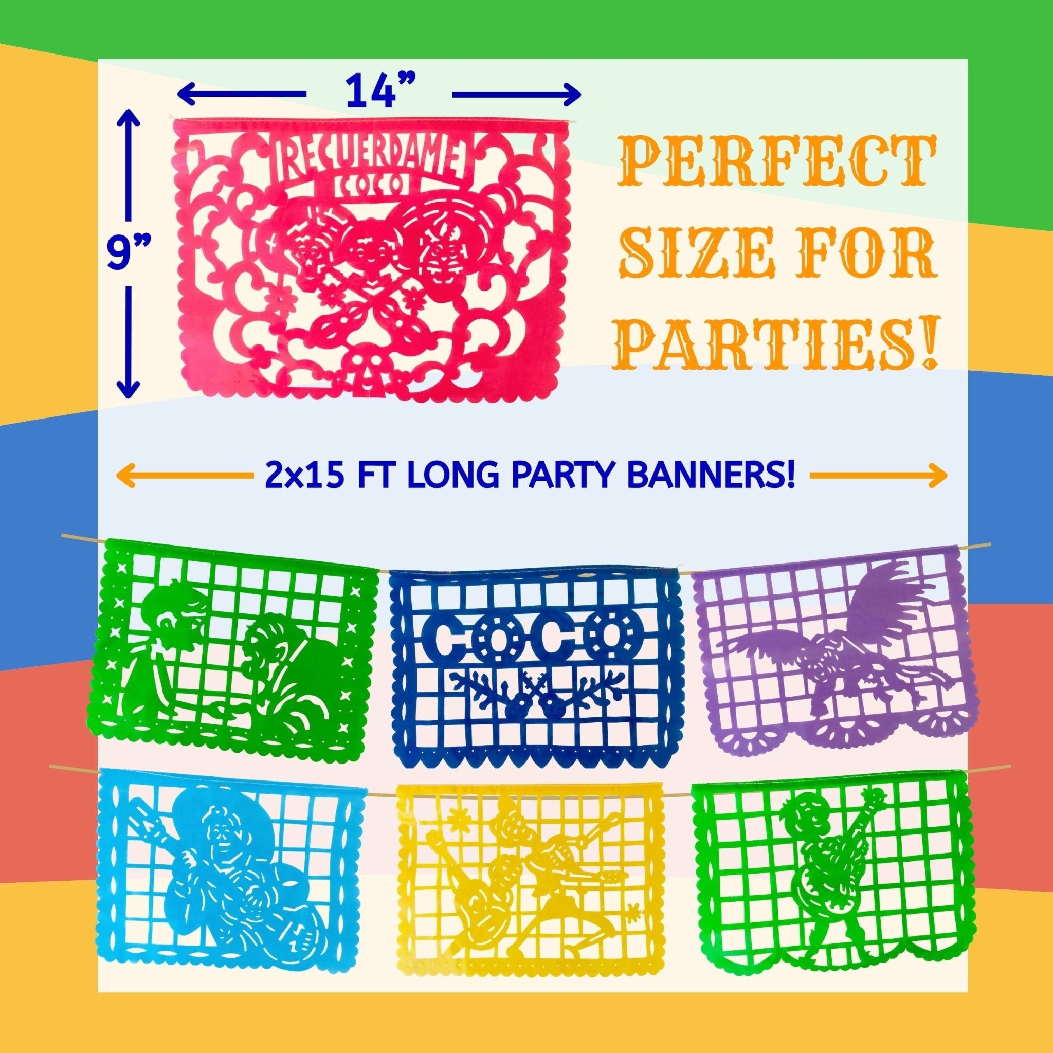Coco Papel Picado - Paper (2 Pack)