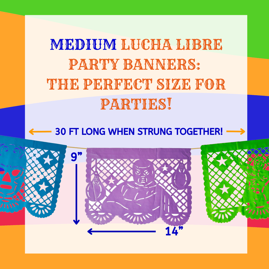 Lucha Libre Papel Picado - Paper (2 Pack)
