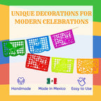 Papel Picado inspirado en Coco - Plástico (paquete de 2)
