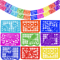 coco day of the dead papel picado party banner - handmade Mexican party decoration