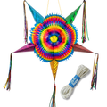 rainbow mexican star pinata - handmade Mexican party decoration